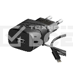 Сетевое зарядное устройство Maxvi TCM-101LB 1A, Lightning, 1xUSB-A, черный, фото 1