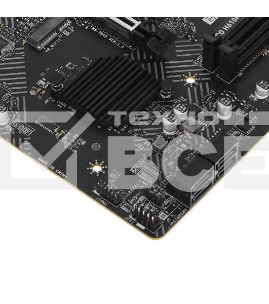 Материнская плата MSI PRO H610M-B Soc-1700 Intel H610 2xDDR5 mATX AC`97 8ch(7.1) GbLAN+HDMI+DP