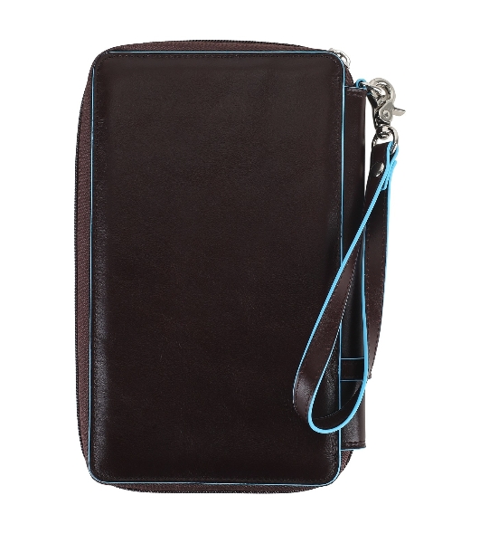 Мультипортмоне Piquadro Blue Square PP3246B2/MO коричневый натур.кожа