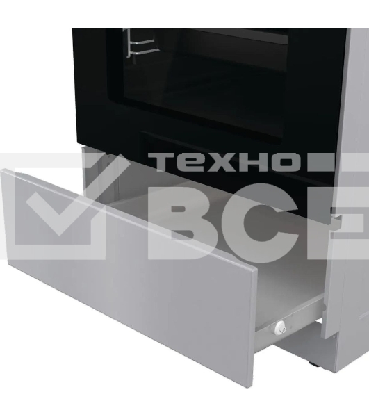 Плита электрическая Gorenje GEC5C41SG серый, конфорок 4 электрических, духовка 70 л, 50 см x 85 см x 59.4 см (без крышки)