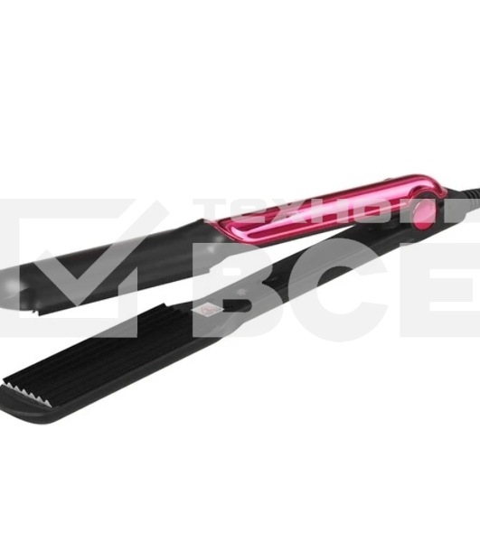 Щипцы для завивки волос Energy EN-873 черный/розовый, 33 мм, 200 °C, 1 режим