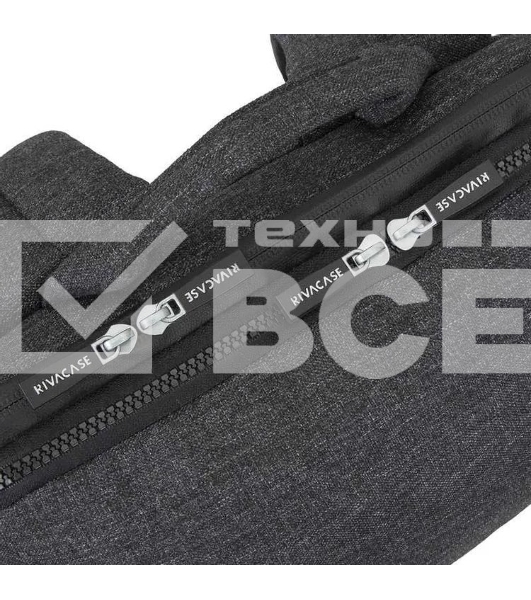 Рюкзак для ноутбука 15.6' Riva 8861 черный полиуретан/полиэстер