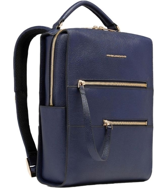 Рюкзак женский Piquadro Patricia CA6771W140/BLU темно-синий кожа