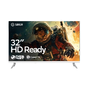 Телевизор Sber 32' SDX-32H3011 белый LED HD 60Hz Smart TV Салют 1.5GB/8GB