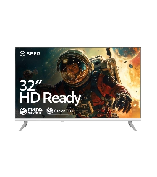 Телевизор Sber 32' SDX-32H3011 белый LED HD 60Hz Smart TV Салют 1.5GB/8GB