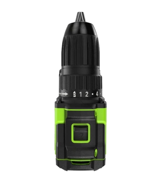 Дрель-шуруповерт GREENWORKS DD345, 24 В, 2 Ач, 45 Нм, бесщеточный