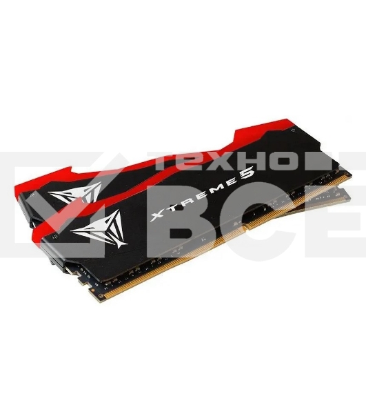 Оперативная память Patriot Viper Xtreme 5, DDR5, 48GB (2x24GB), 8200MHz, CL38, с радиаторами, черный