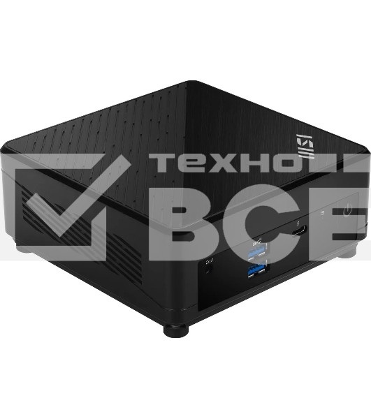 Неттоп MSI Cubi 5 12M-013RU i5 1235U (1.3) 16Gb SSD512Gb Iris Xe Windows 11 Professional 2.5xGbitEth+1xGbitEth WiFi BT 65W черный (9S6-B0A811-298)