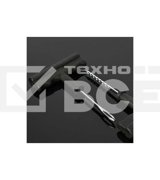 Ремкомплект для бескамерных шин Deli DL120001 (шило, рашпиль, 5 резиновых жгутов)