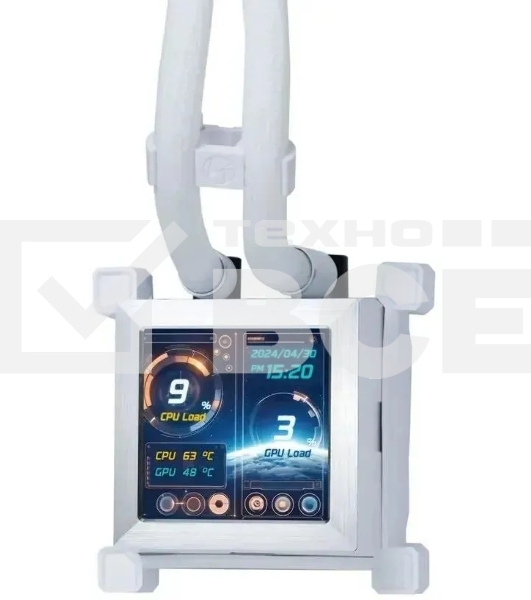 Система водяного охлаждения Lian Li HydroShift LCD 360S G89.GHSLCD36SW.00 белый 120 алюминий+медь 2500rpm 29.8db 4-pin 330W
