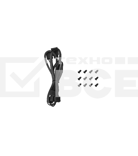 Комплект вентиляторов для корпуса DEEPCOOL FD12-3 IN 1 черный, 120 мм, 2050 об/мин, 27.6 дБ, 4 pin