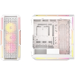 Компьютерный корпус без блока питания Case Corsair iCUE LINK 5000T LX RGB, Midi-Tower, TG, 3x120мм RGB, 4xUSB-A 3.2, 1xUSB 3.2 Type-C, E-ATX, ATX, mATX, mITX White, фото7