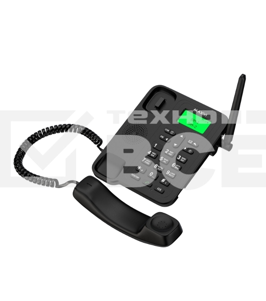 Телефон проводной Maxvi RT-01 черный