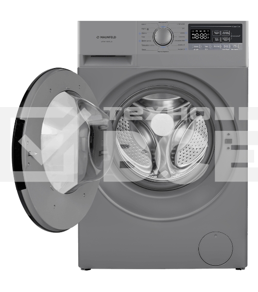 Стиральная машина Maunfeld MFWM148STSL02 серебристая, загрузка фронтальная 8кг, 1400 об/мин., класс: A+++