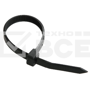 Хомут кабельный 4.8х300 нейл. черный (уп. 100 шт) ИЭК UHH32-D048-300-100