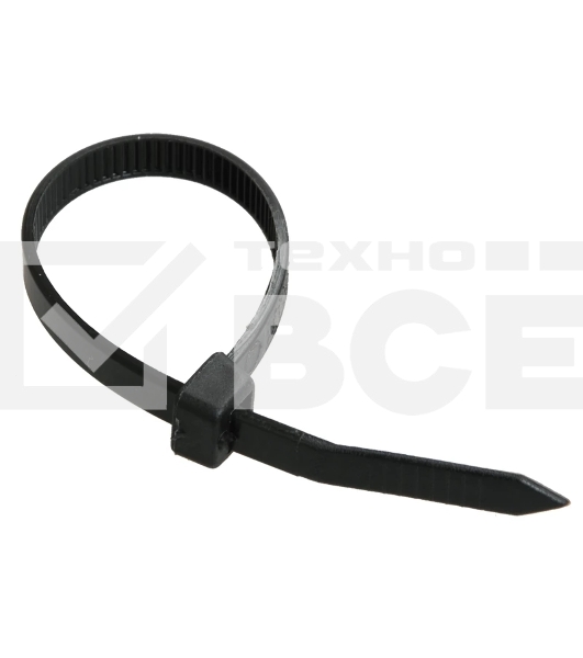 Хомут кабельный 4.8х300 нейл. черный (уп. 100 шт) ИЭК UHH32-D048-300-100