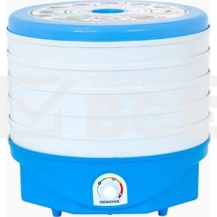 Сушилка для овощей и фруктов RENOVA DVN37-500/5 (В) белый/голубой