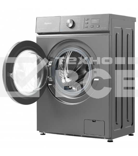 Стиральная машина Бирюса WM-SM510/10 M металлик, загрузка фронтальная 5 кг, 1000 об/мин, класс: А+++