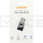 Сетевой адаптер WiFi + Bluetooth Digma DWA-BT4-N150 N150 USB 2.0 (ант.внутр.) 1ант. (упак.:1шт), фото2