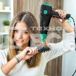 Фен Kitfort КТ-3222 2000Вт черный/бирюзовый, фото2