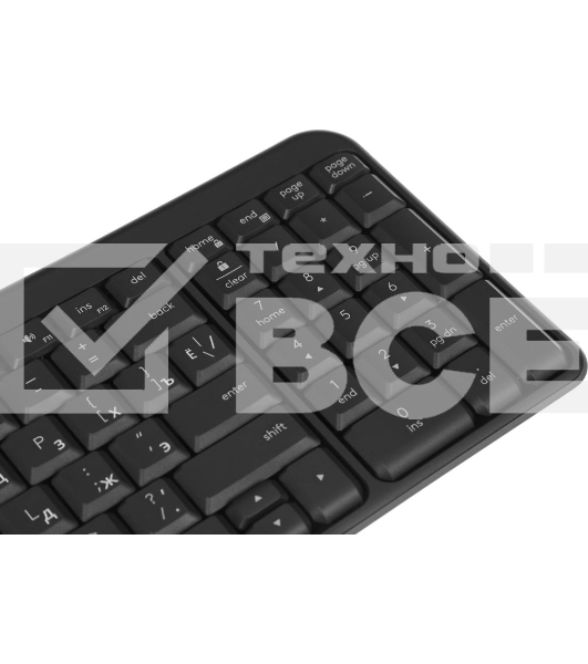 Клавиатура Logitech K251 беспроводная, Bluetooth, чёрный
