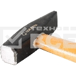 Молоток Вихрь 400 гр, квадратный боек, деревянная ручка, фото2