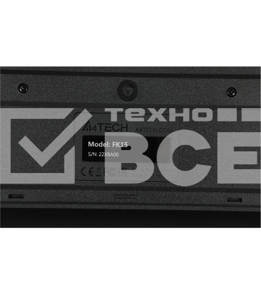 Клавиатура проводная A4Tech Fstyler FK15, USB, черный