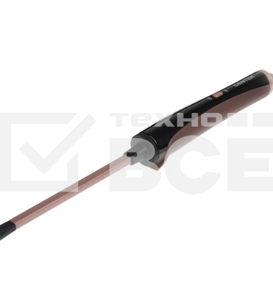 Щипцы для завивки волос Centek CT-2092 черный/коричневый, 9 мм, 200 °C, 1 режим