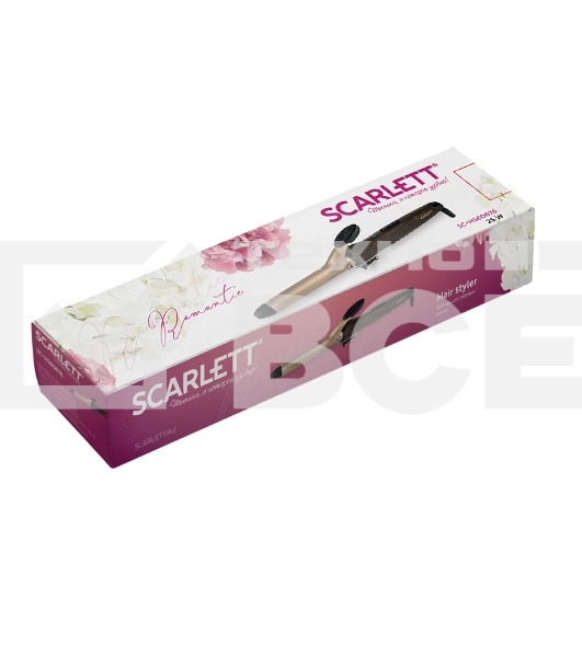 Щипцы для завивки волос Scarlett SC-HS60676 мокко/золотой, 19 мм, 220 °C, 1 режим