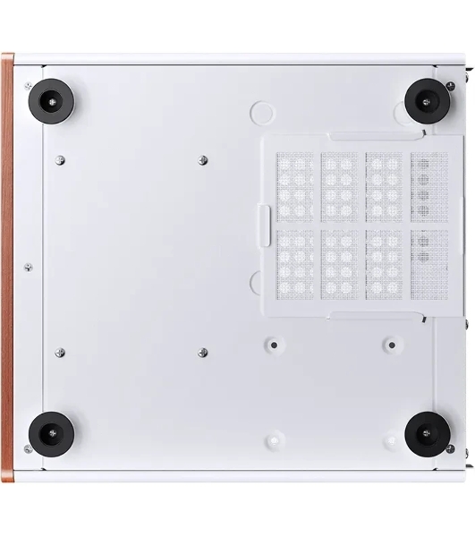 Корпус Jonsbo V12, Micro-Tower, белый, 2 x 120 мм