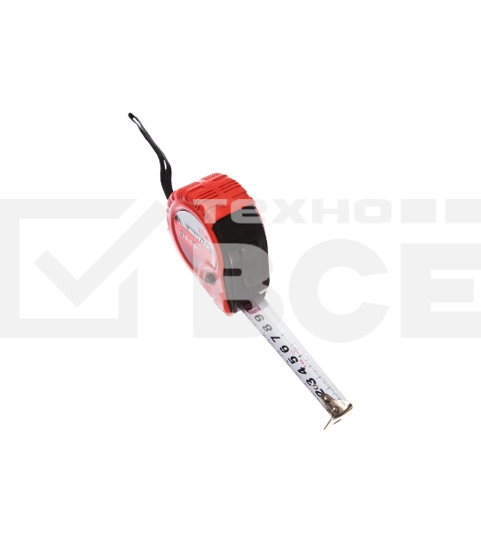 Рулетка MATRIX Rubber, 7,5 м х 25 мм, обрезиненный корпус 31001