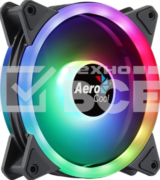 Вентилятор для корпуса Aerocool / Formula Duo 12 черный, 120 мм, 1000 об/мин, 19.7 дБ, 6 pin