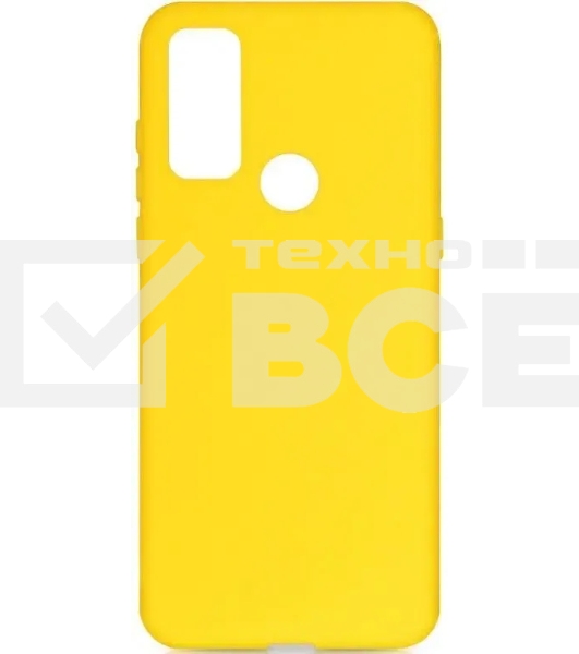 Чехол (клип-кейс) DF tcCase-02, для TCL 20 SE, желтый tccase-02 (yellow)
