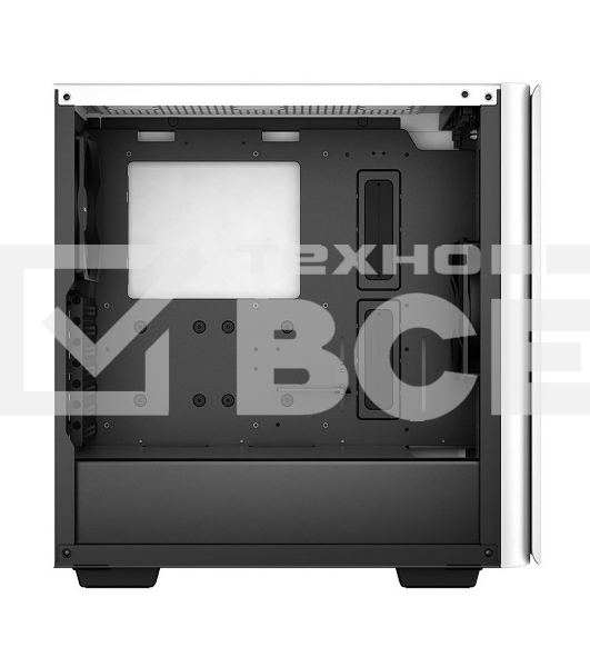 Компьютерный корпус Deepcool CK500 WH белый без БП ATX 2x120мм 1x140мм 2xUSB 3.0 audio bott PSU