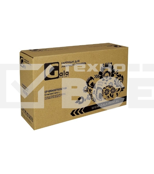 Картридж лазерный GalaPrint GP-Q5949X/7553X/715H черный (7000 стр.) для HP LaserJet 1320/1320N/3390/3392/P2010/P2014/P2015/2015d/2015n/M2727/M2727nf /M2727nfs/Canon LBP-3310/3370/3300