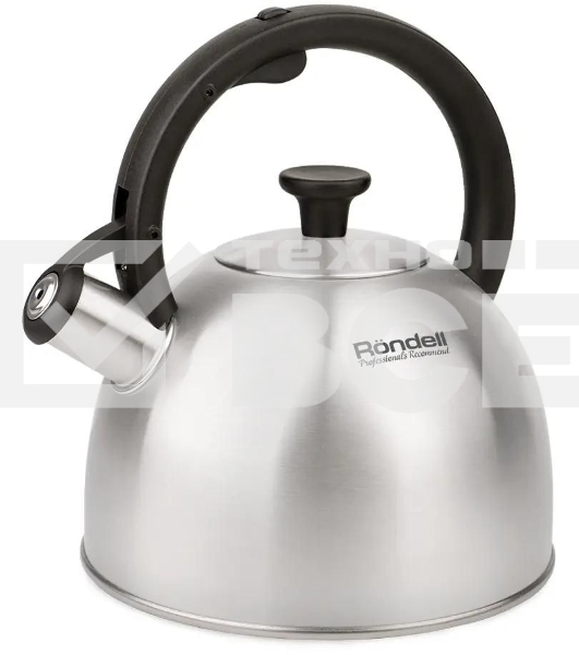 Чайник для плиты Rondell Massimo RDS-1297 (ST), 3л, стальной
