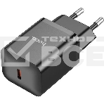 Сетевое зар./устр. Hoco N27 Black 20W 3A+2.22A+1.67A (PD+QC+AFC) USB-C универсальное черный, фото2