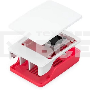 Пластиковый корпус RA795 для Raspberry Pi 5 c активным вентилятором