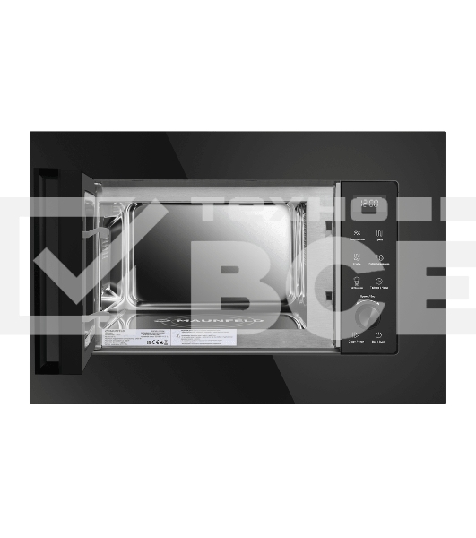 Микроволновая печь встраиваемая Maunfeld JBMO1225FSGb02 черный, 25 л, 900 Вт, переключатели - поворотный механизм/сенсор
