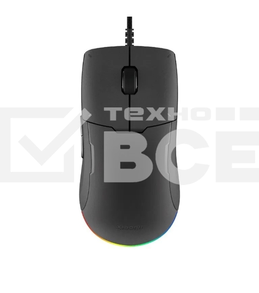 Мышь проводная Xiaomi Gaming Mouse Lite (YXSB01YM) черный, 6200 dpi, USB, кнопки - 5