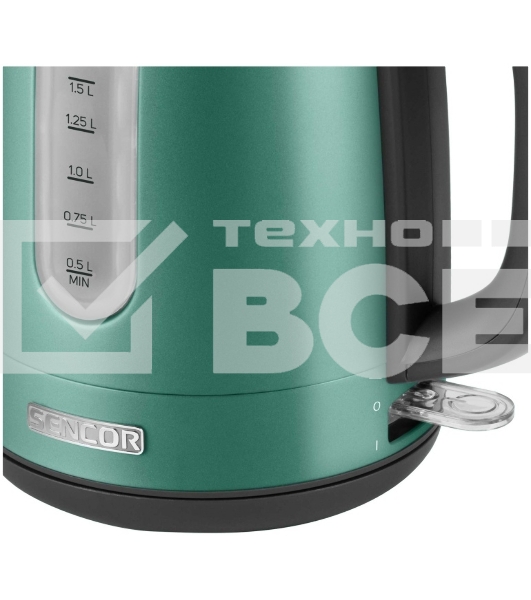 Чайник электрический Sencor SWK 1771GR 1.7 л, 2150 Вт, зеленый