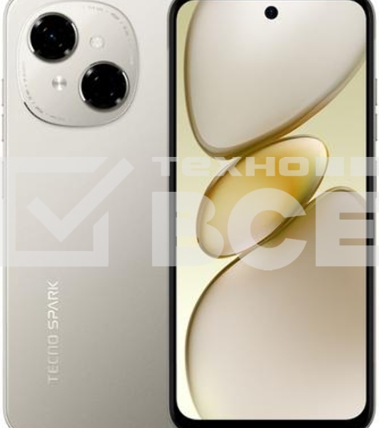 Смартфон Tecno SPARK Go 1 3/64Gb, золотой