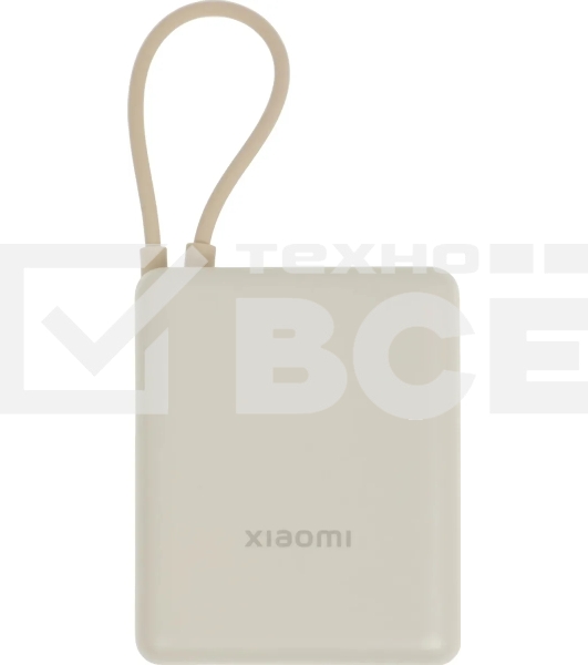 Мобильный аккумулятор Xiaomi BHR9333GL 10000mAh PD 33W 3A USB-A/USB-C бежевый