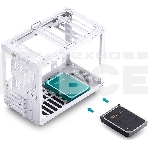 Корпус без блока питания JONSBO C6 MAX Handle, Mini-Tower, TG, no fan, 1xUSB-A 3.0 + 1xUSB-C 3.1, mATX, mITX White, фото22