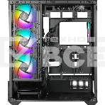 Компьютерный корпус Azza TIARA черный без БП ATX 4x120мм 2xUSB 3.0 1xUSB3.1 audio bott PSU, фото4