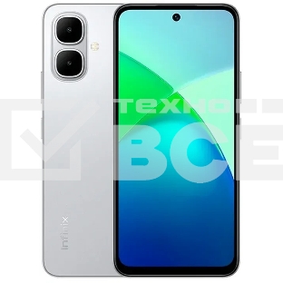 Смартфон Infinix SMART 10 4/128Gb серебристый