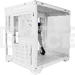 Компьютерный корпус Ginzzu V420 RGb подсветка, закаленное стекло 1*USB 3.0,1*USB 2.0, AU белый mATX, фото9