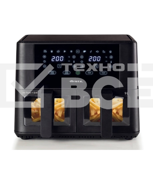 Аэрофритюрница Ariete 00C463100AR0 9л, 2 чаши