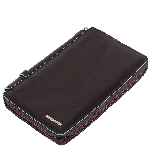 Мультипортмоне Piquadro Blue Square PP3246B2/MO коричневый натур.кожа