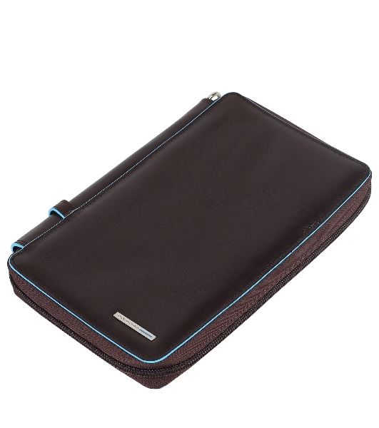 Мультипортмоне Piquadro Blue Square PP3246B2/MO коричневый натур.кожа